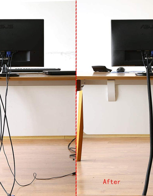 Load image into Gallery viewer, 10Ft - 3/4 Inch Cord Protector Wire Loom Tubing Cable Sleeve Split Sleeving for USB Cable Power Cord Audio Video Cable – Protect Cat from Chewing Cords - Black
