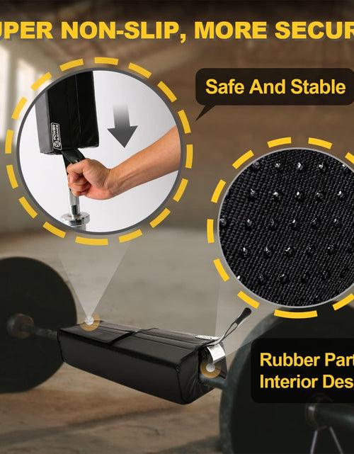 Load image into Gallery viewer, Square Hip Thrust Pad Barbell Squat Pad Protective Pad for Barbell Bench Press, Barbell Hip Thrusts, Weight Lifting, Squats, Lunges - Fit Standard and Olympic Bars
