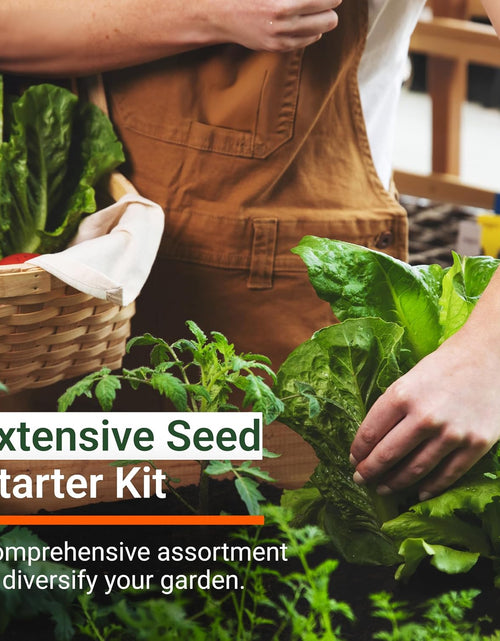 Load image into Gallery viewer, 15,000 Non GMO Heirloom Vegetable Seeds for Planting Vegetables and Fruits (32 Variety Pack) - Gardening Seed Starter Kit, Survival Gear Food, Gardening Gifts, Prepper Supplies

