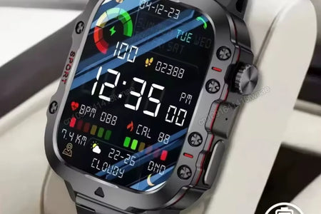 Original Men Smartwatch Flashlight Bluetooth Call Fitness Clock IP68 Waterproof Sports Men for Android IOS Smart Watch 2025 New