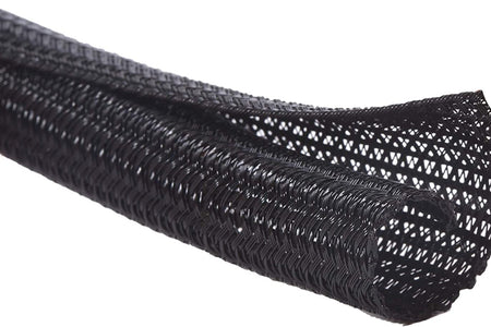 10Ft - 3/4 Inch Cord Protector Wire Loom Tubing Cable Sleeve Split Sleeving for USB Cable Power Cord Audio Video Cable – Protect Cat from Chewing Cords - Black