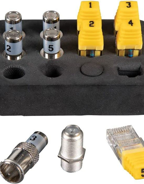 Load image into Gallery viewer, VDV501-851 Cable Tester Kit with Scout Pro 3 for Ethernet / Data, Coax / Video and Phone Cables, 5 Locator Remotes, Yellow
